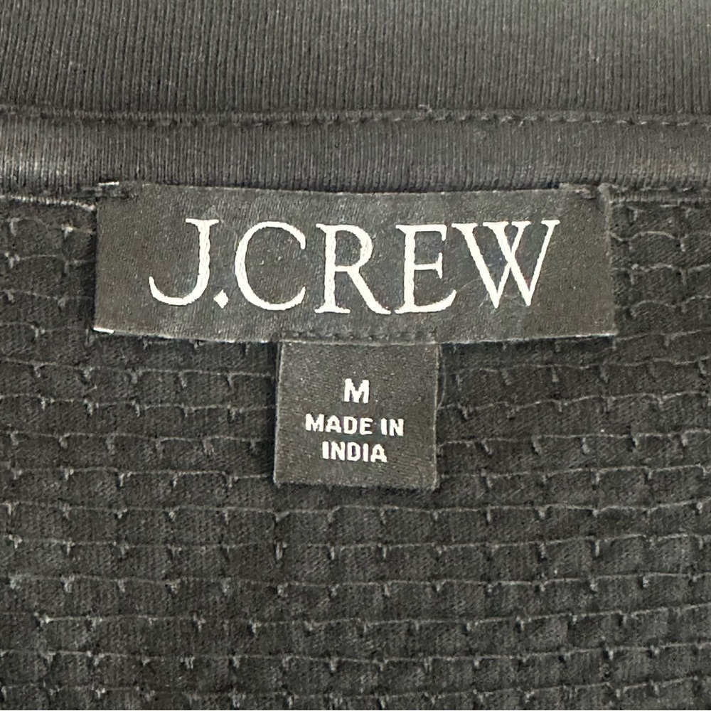 Jcrew Sequin T Shirt Black White Stripe Short Sleeve - Picture 5 of 7